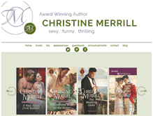 Tablet Screenshot of christine-merrill.com